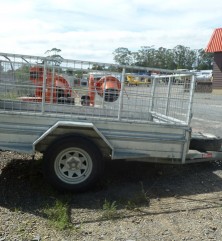 Caged Trailer – Single Axle