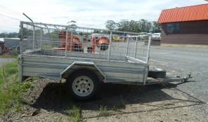 Caged Trailer – Single Axle